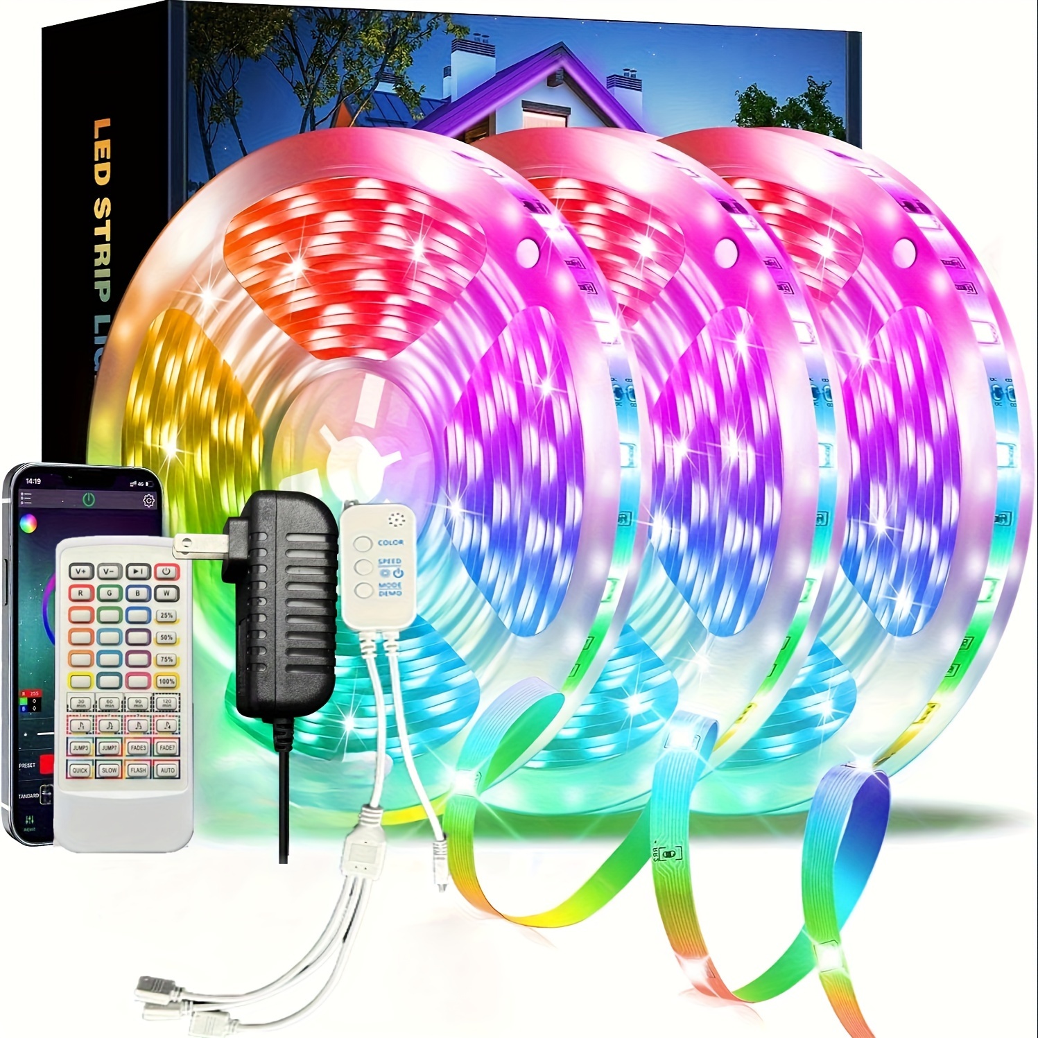 1 Barra Luces Colores Usb Luces Ambientales Luces Led - Temu