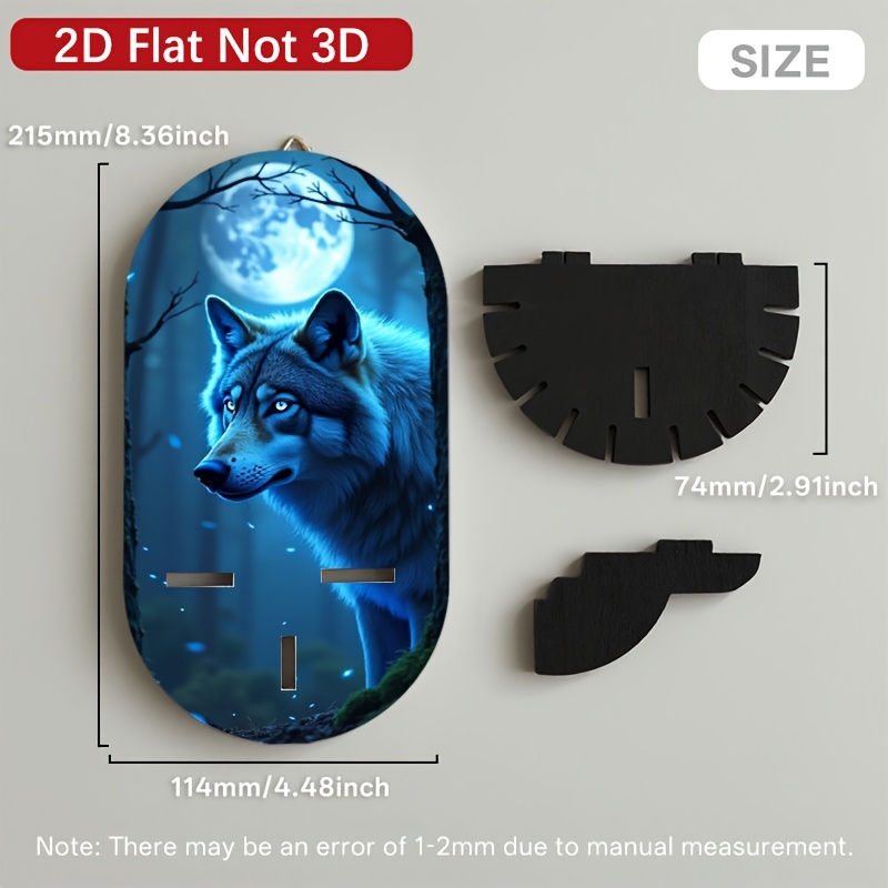 TEMU 2d Flat [2d High-definition Flat Printing] Halloween Christmas Decoration 2d Print Display Rack Wall-mounted Shelf Multifunctional Storage Rack