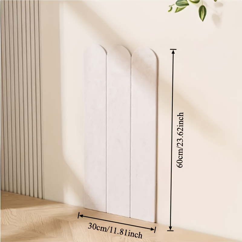 TEMU Heavy-duty Self-adhesive Cat Scratching Post | No Residue | Beige/white/brown/gradient | Strong Non-slip Wall & Door Protector | Durable Felt