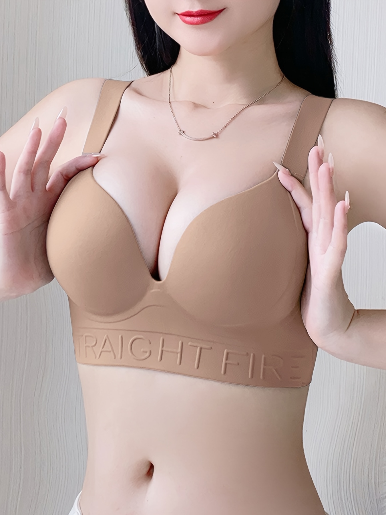 run   summer letter print wire   seamless bra anti sag thin underwear for bust support soft   push up bra elastic summer seamless bra smooth particles cup   matching bra