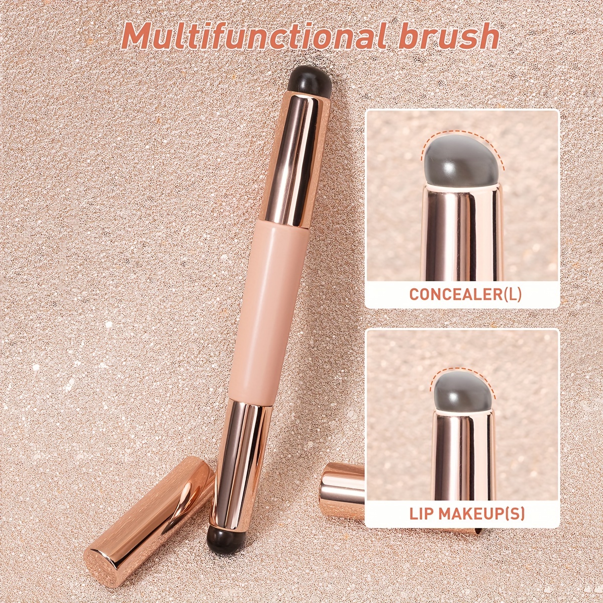 2x Silikon-Lippenpinsel Mit Deckel – Für Präzises Lippenstift-Auftragen