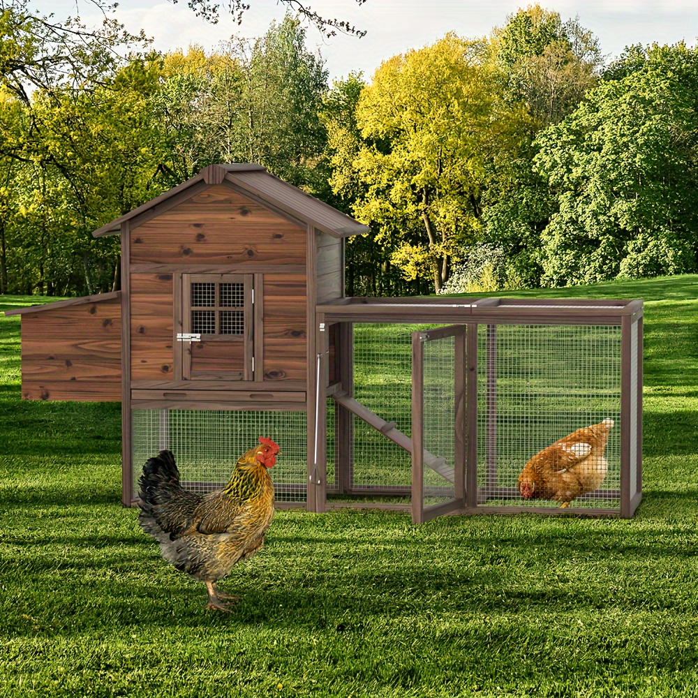 

For Chickens Wooden Hen , Nesting Box & Removable , Small For Poultry 6.6 Ft