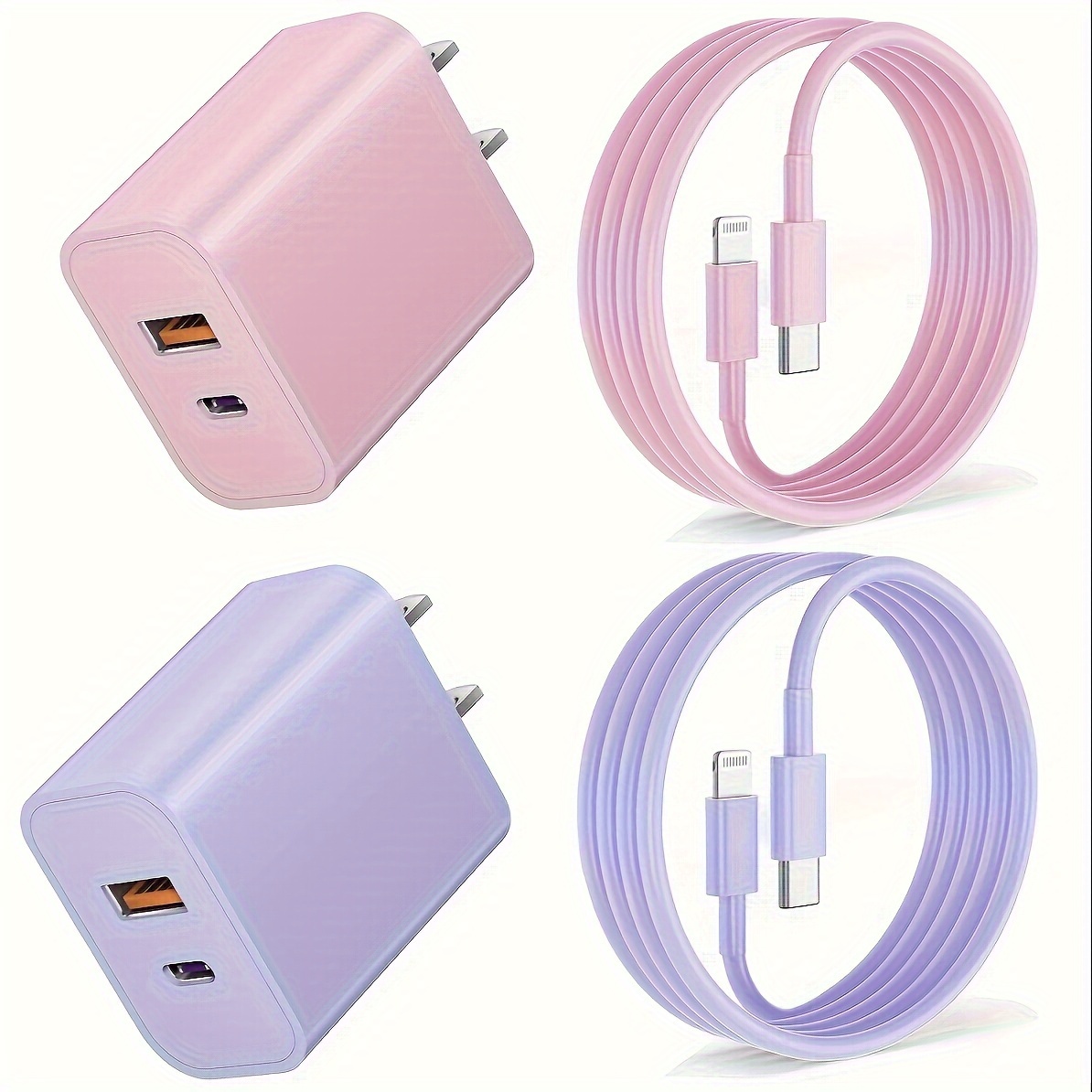 

For Iphone 14131211 Quick Charger ( 2 Piece Pack)20w Pd Dual Port Power Wall Charger With 6ft Charging Cable Compatible With Iphone 14/14max/14pro/13/13pro Max/12/12pro/12pro Max/11, I.