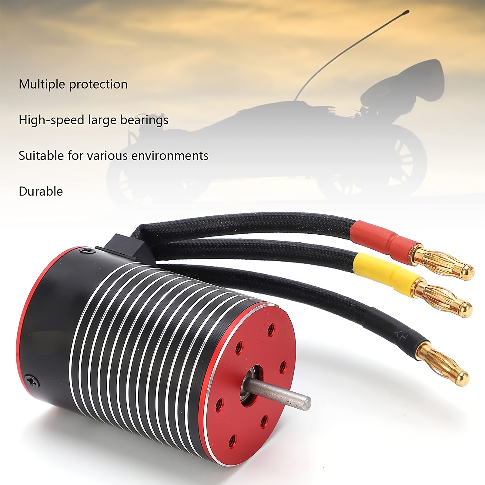 GoolRC étanche 3650 3900KV moteur w / 60A ESC Combo Set pour 1/10 RC Car Truck
