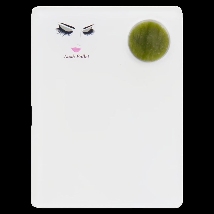 Acrylic Jade Stone Eyelash Extension Plate Tray Grafting Eyelashes Holder Palette Glue Board Stand Pad Beauty Makeup Tools