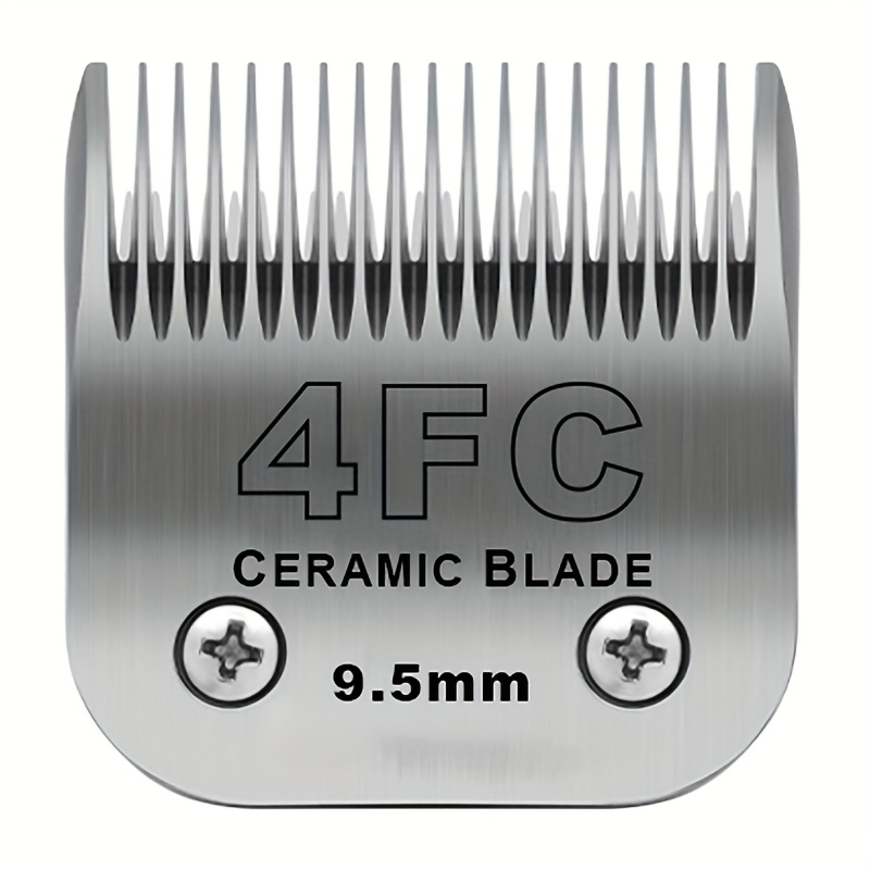 Detachable Pet Dog Clipper ,compatible With Size 4fc Cut Length 3/8"(9.5mm),most A5,wah*l Km Series Clippers,made Of Ceramic Blade & Stainless Steel Blade
