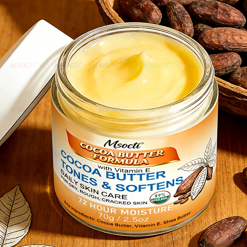 Image of Butter Body Butter, Moisturizing, Suitable For Extremely Dry, Rough, And . It Hydrates And , Leaving Skin Looking And More Delicate. Contains Vitamin E And Shea Butter Collagen. . 70g/2.5oz