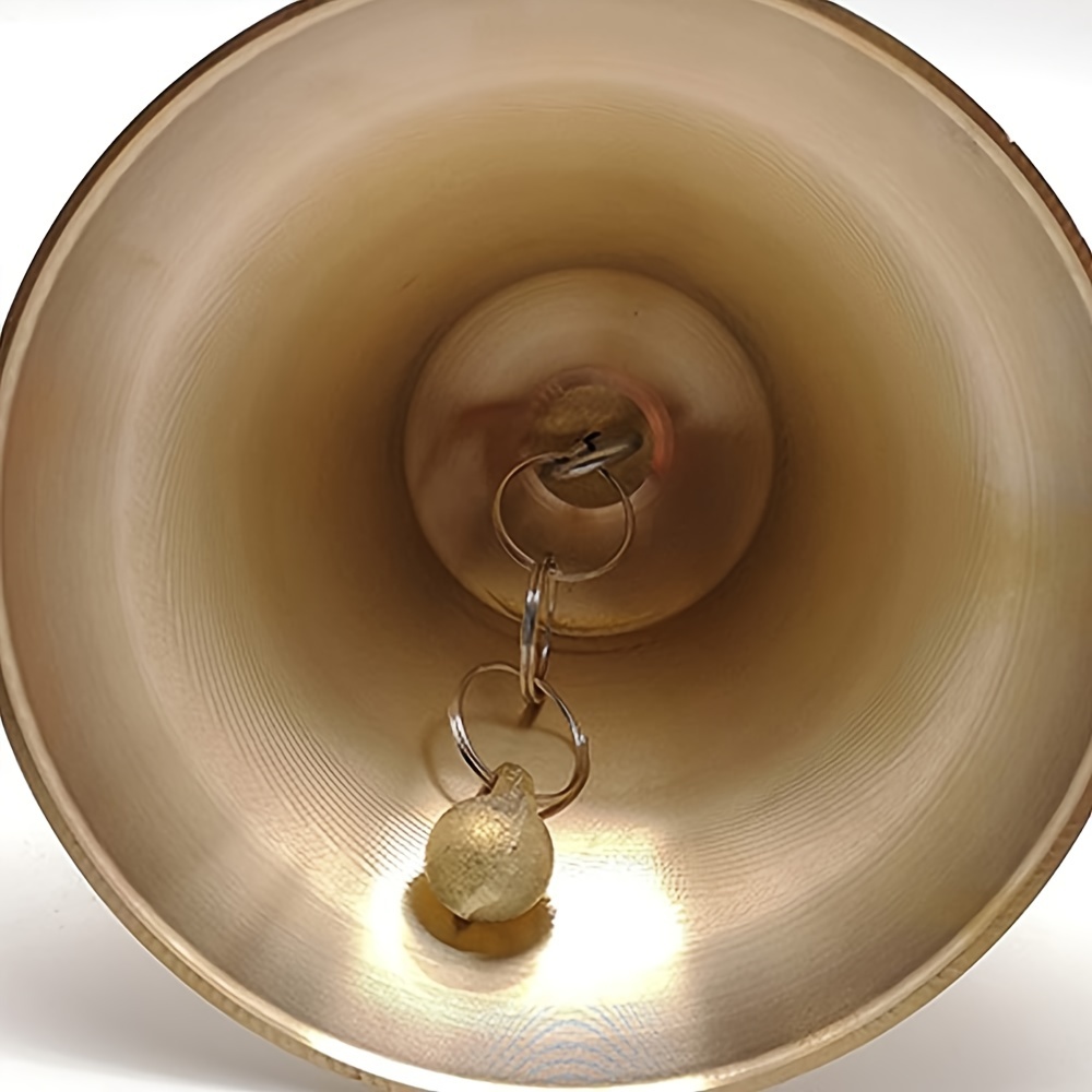 Super Loud Solid Brass Hand Call Bell