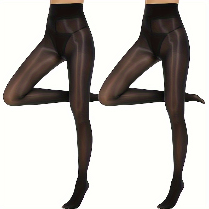 shimmer tights women shiny oil pantyhose stockings oil Temu