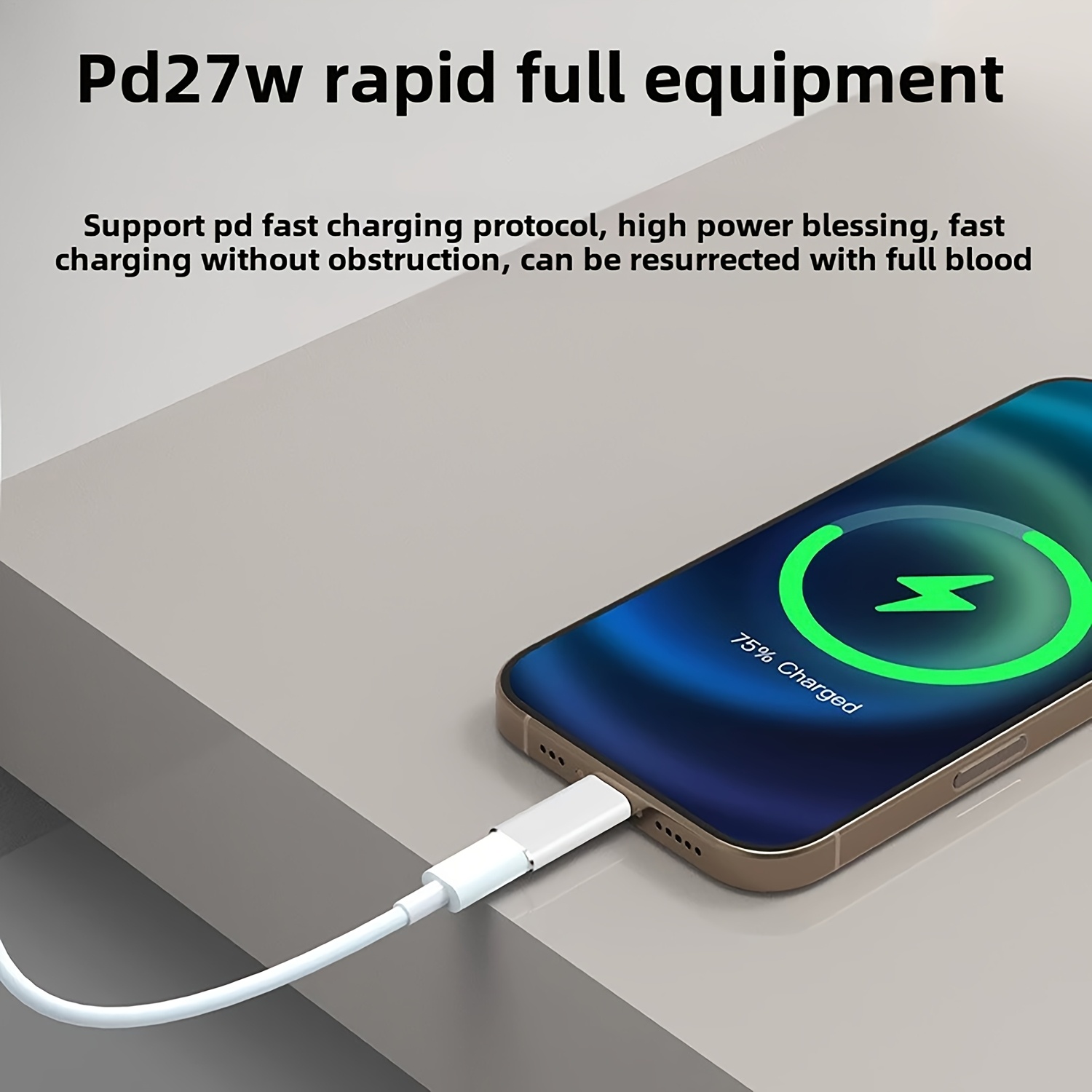 2pcs Set, Suitable for Iphone Lightning to USB C Adapter, C-Type Charger Interface, Suitable for Iphone16/15 Charger