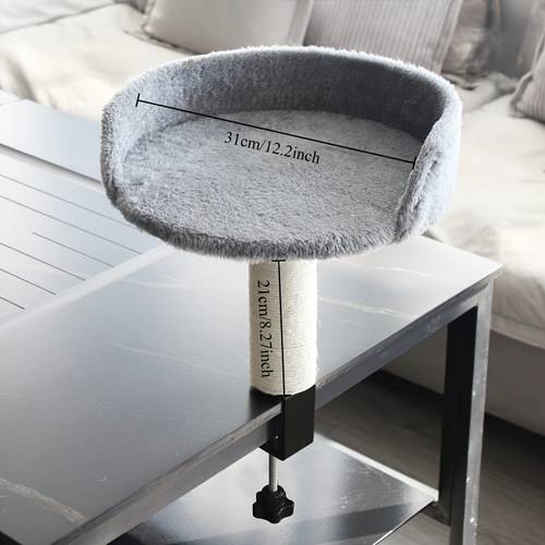 cat climbing frame cat tree suspended cat nest clamp table adjustable height cat climbing frame