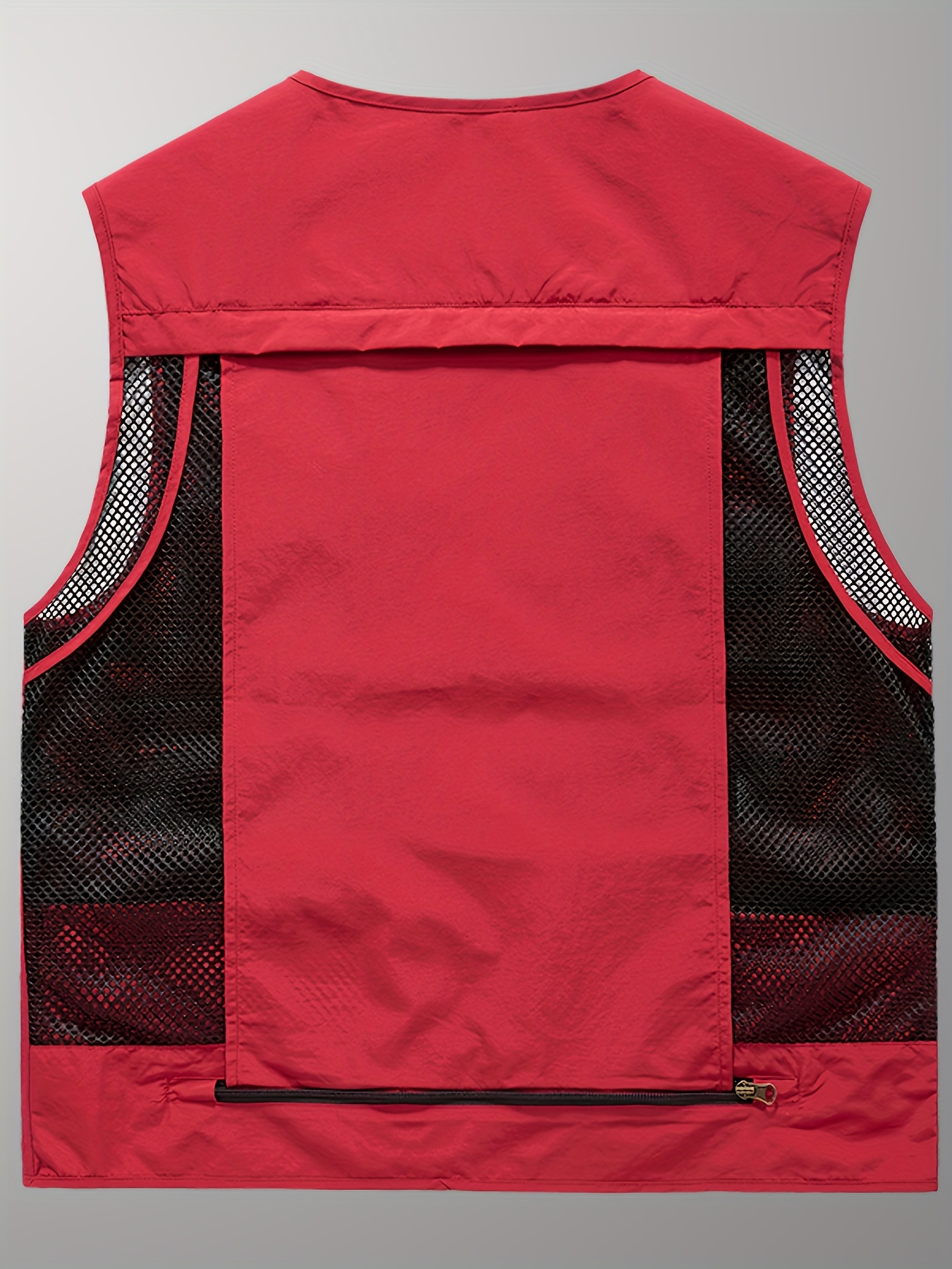 Gilet Travail Chasse Photo Trekking Gilet Sans Manches Multifonction Pour Homme - Multi-poches, Léger Et Respirant, Pour Randonnée, Pêche, Travail, Voyage Gilet De Peche