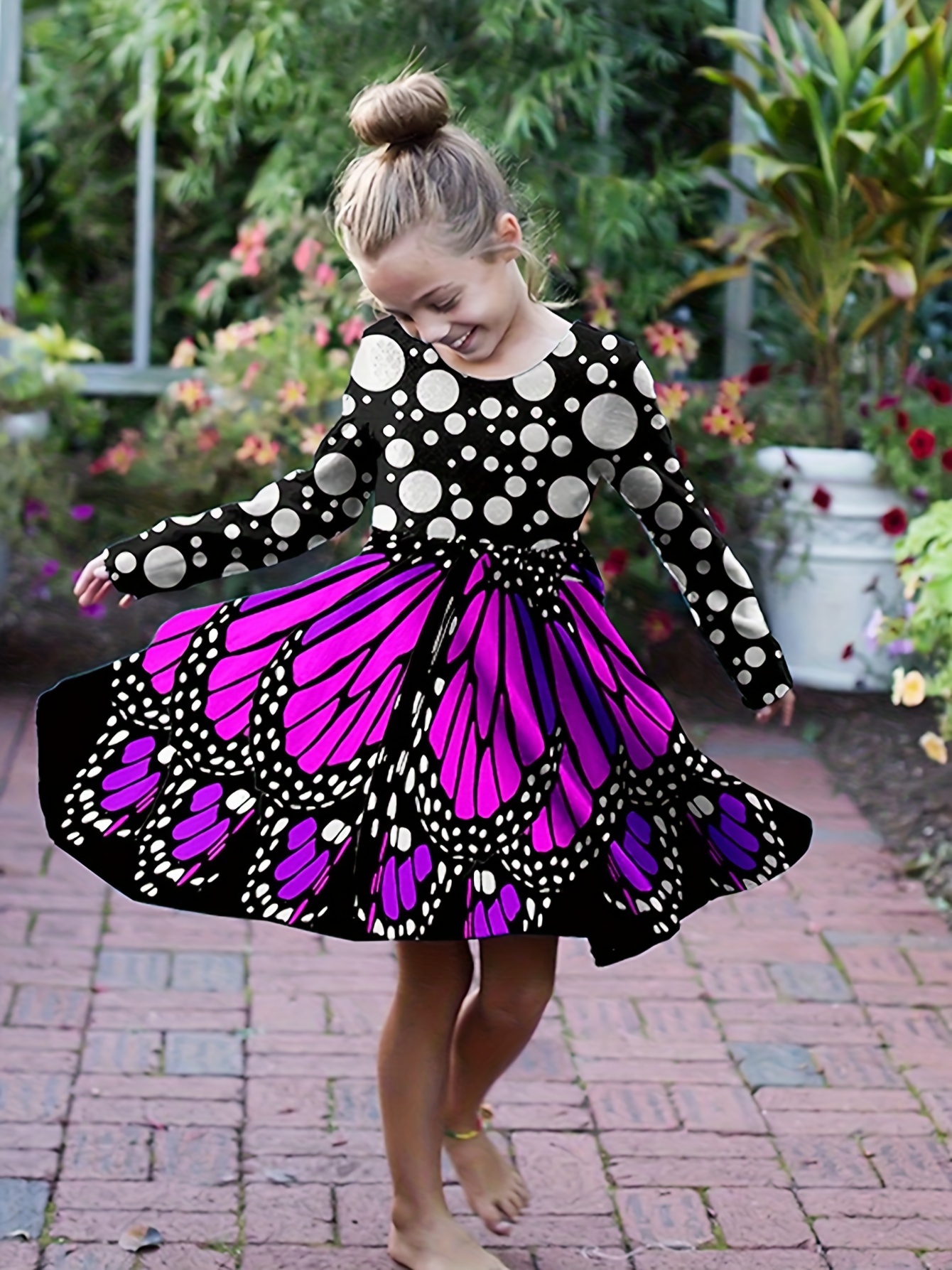 女の子の蝶のドレス - Temu Japan