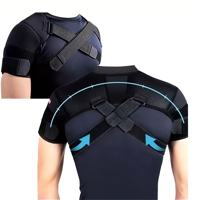 TEMU Adjustable Cross-strap Shoulder Band, Dual Back Straps For Movement, Shoulder Support, And Back Support