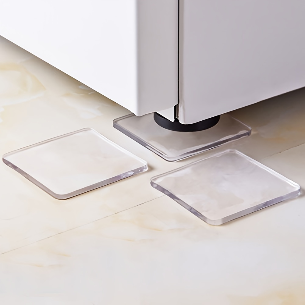 

4pcs/set Furniture Cups - Non-slip Mats For Washing Machine, Silicone Padding For Metal , Other Material Protection