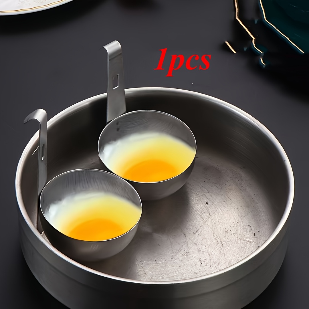 

Poêle à Œufs en Acier Inoxydable Facile à Nettoyer - Antiadhésive, Parfaite pour Œufs Durs et Mous, Gadget de Cuisine Indispensable