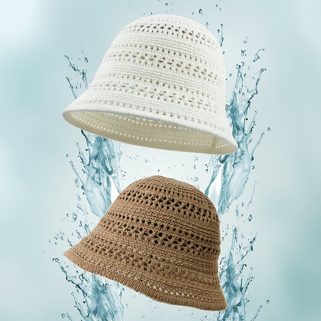 TEMU 2pcs Women's Outdoor Hats, Casual Summer Fashion For , Women's Fisherman Hats, Versatile For Travel, Beach, Camping