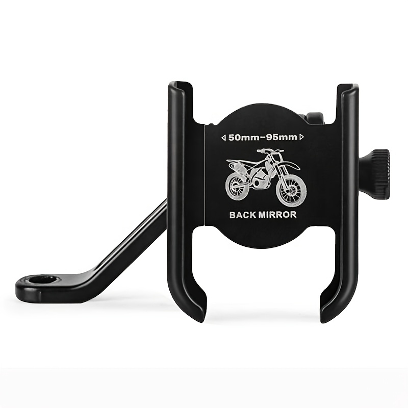 

Motorcycle Mobile Phone Holder, 1s Quick Release Anti-shake Motorcycle Mobile Phone Holder 3.5-7.0 Inch Smartphone Motorcycle Mirror Phone Holder, 360° Rotatable