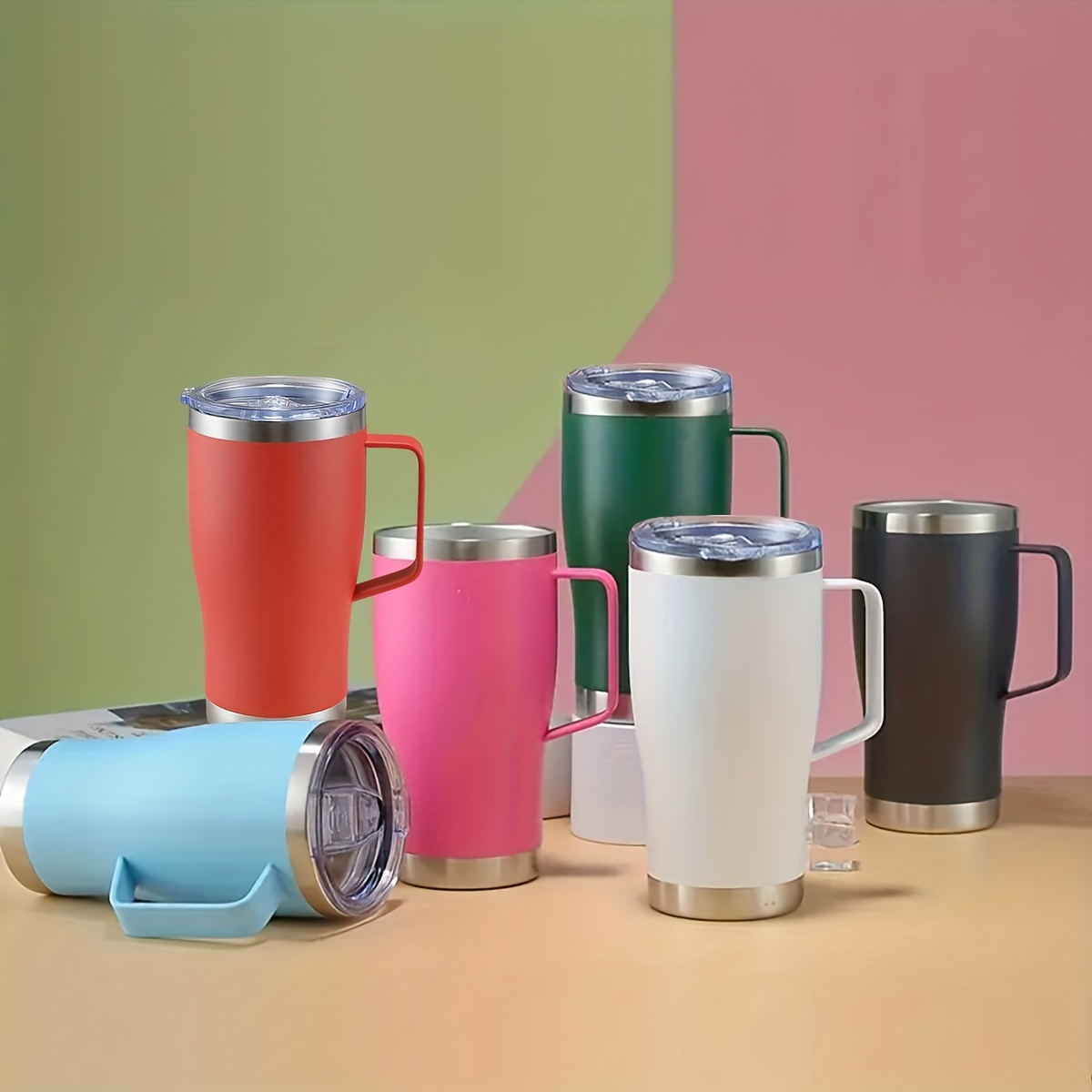 Magic Double Wall Vacuum Cup Insulated Stainless Steel Non Spill