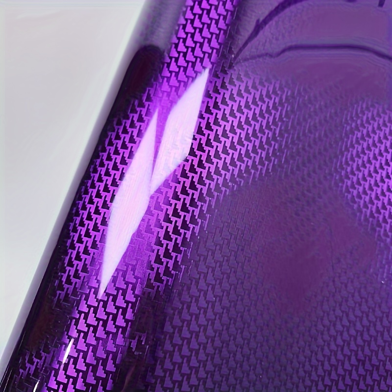 

High Glossy Purple Aircraft Pattern Plated Carbon Fiber Bon Film Car Wrap Vinyl Sticker For Car Tuning Stickers Adhesive Decal