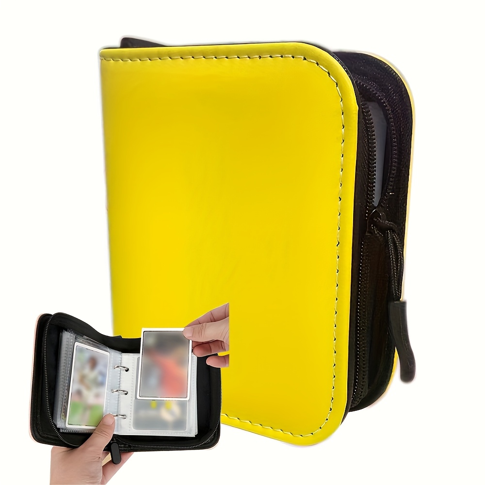 80 card binder 50 Pockets Trading Card Sleeves Binder, Baseball Card Binder Sleeves f –  Card collections store
