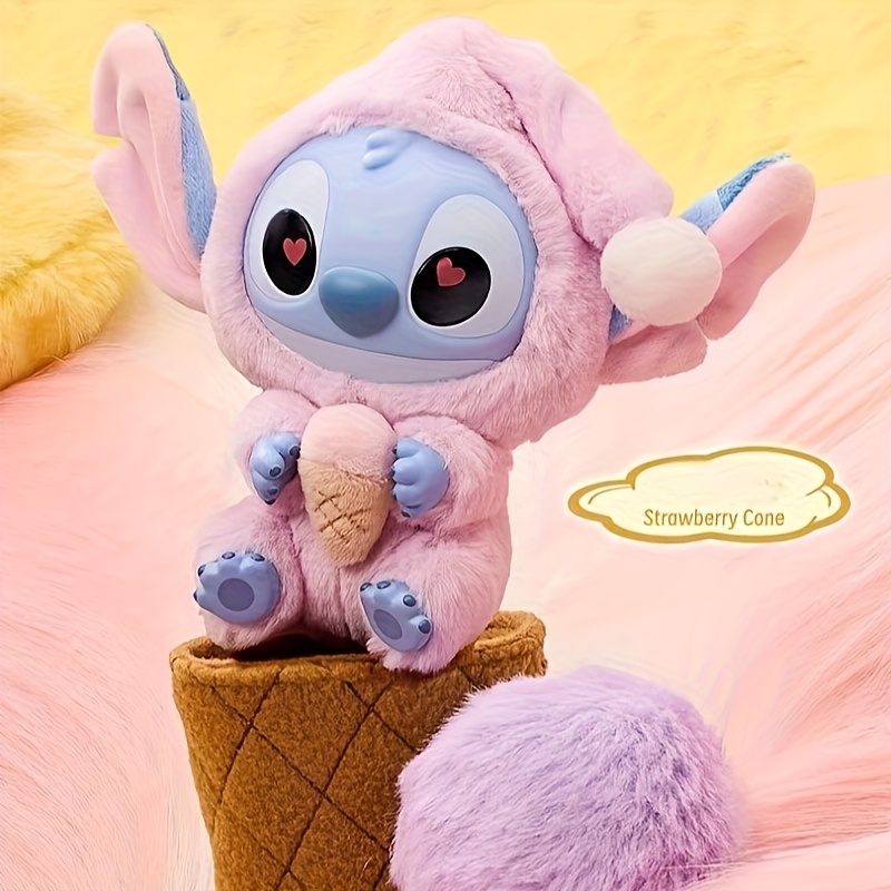 1pc Disney Licensed Stitch Mystery Box Gift - Mystery Box Series with Multi-Design PVC Figurine, Indoor/Outdoor Collectible Decor, No Batteries Needed, Perfect Holiday Gift for Family & Friends, Stitch Disney Gift, Indoor Outdoor Decor, Cartoon Character Figurine, Quality Craftsmanship
