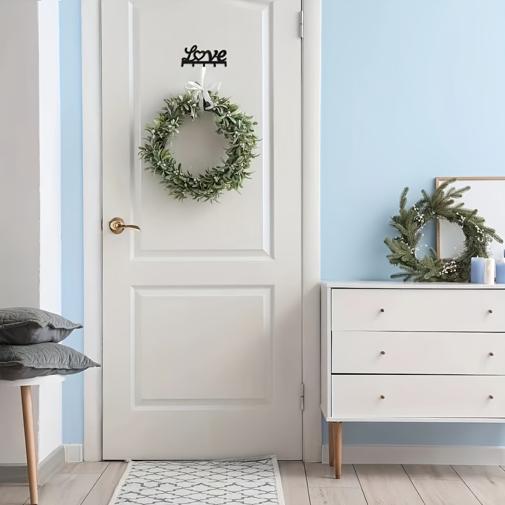 Porte Clef Mural Bois À 6 Crochets - Home Décoration Boîte À Clés