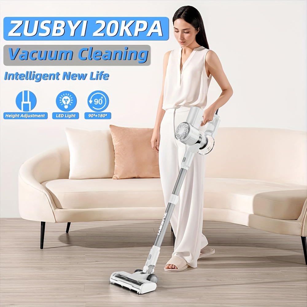 

Vacuum Cleaner, 20kpa Powerful Suction Vacuum With Led Light, 6 In 1 Corded Stick Vacuum For Carpet And Hard Floor Pet Hair, 600w Handheld Vacuum Cleaner