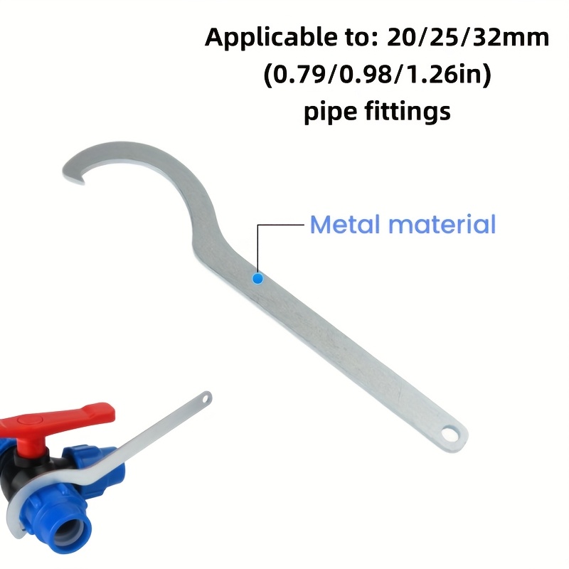 Wrenches For Metal And Plastic Fittings, In 20/25/32/40/50/60mm (0.79//1.26/1.57/1.97/2.48 Inches) Sizes, Heavy-duty Wrenches, Manual Tools, Time And Effort- .