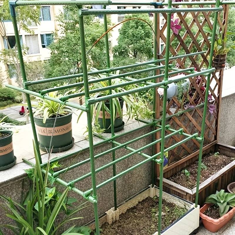 CONTROL GARDEN Lot De 100 Tuteurs En Acier Plastifié Pour Plantes 150 Cm 9 Mm | Bâtons De Croissance Pour Plantes | Support De Culture Adapté à L' Intérieur Et à L'extérieur