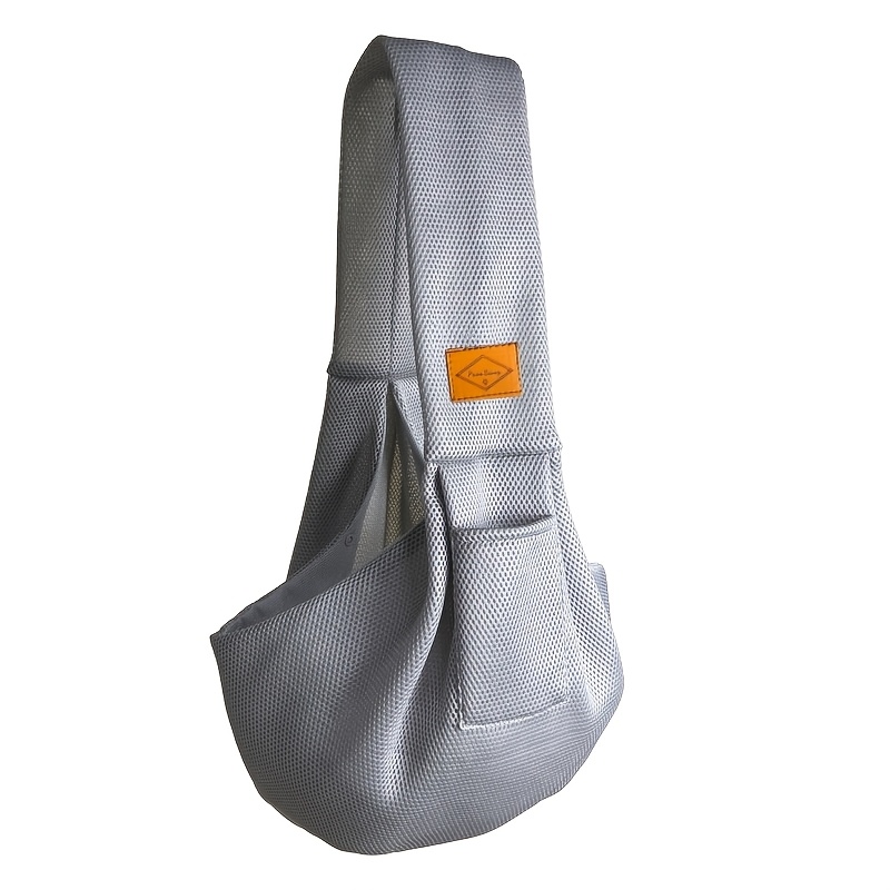 TEMU Paws Breathable Mesh Pet Sling Carrier For Small Dogs And Cats, Front Carry Bag With Safety