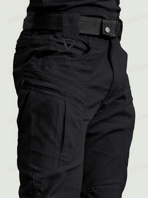 Pantaloni Cargo Da Lavoro Uomo, Misto Cotone, Multitasche, Per Trekking, Campeggio E Outdoor, Antivento E Traspiranti, Chiusura Con Zip