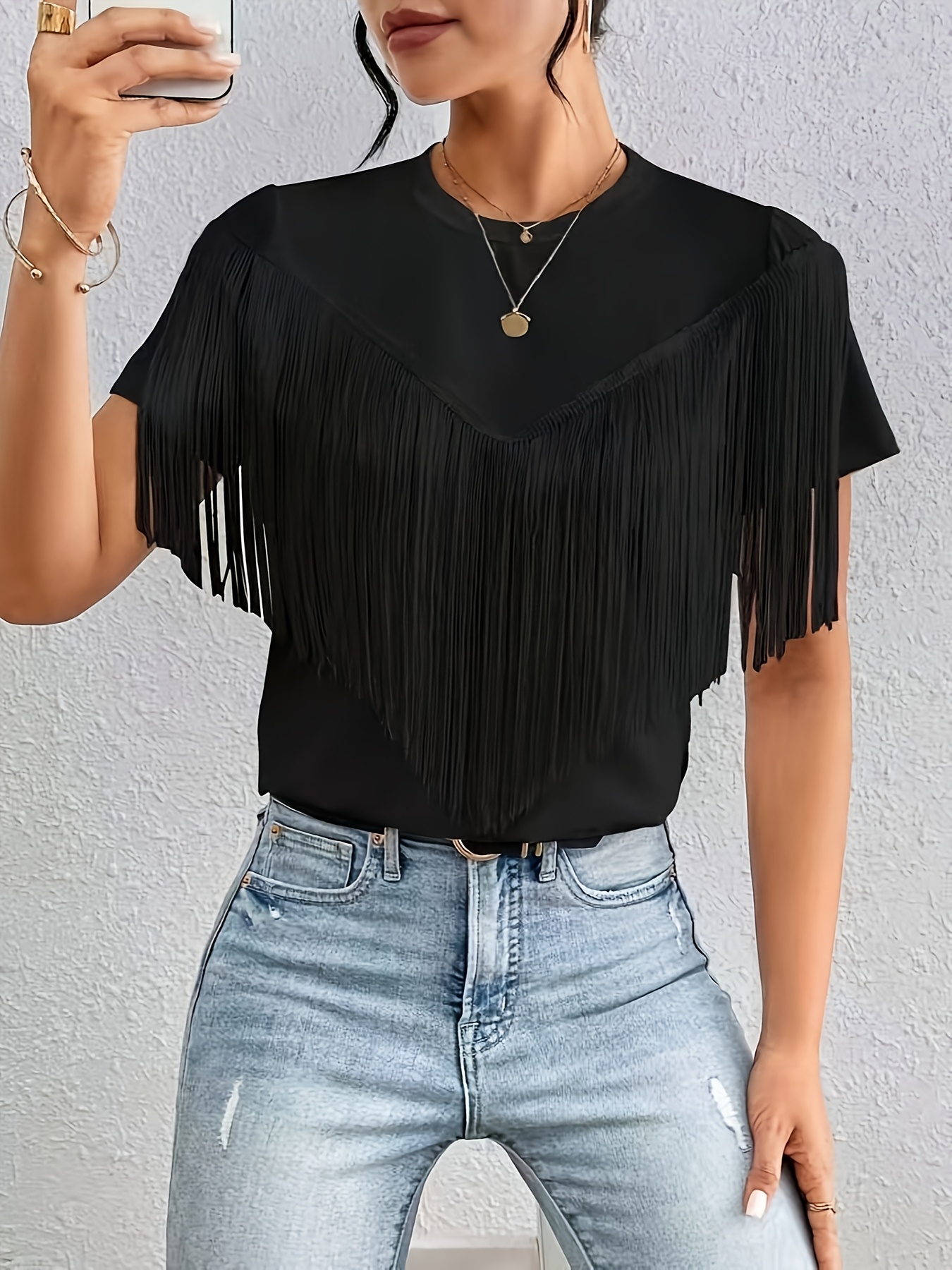 tassel shirts sold on Temu United States