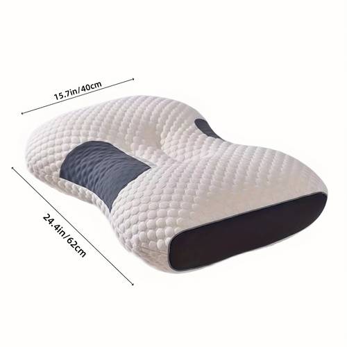 1 2 4pcs neck pillow high quality pillow core ergonomic neck pillow standard sofa neck and shoulder massage pillow side pillow back pillow moisture wicking and breathable white colour room bedroom multi functional