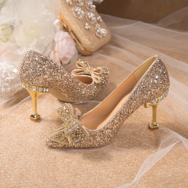 Wedding Shoes Inch Heels Ivory Wedding Crystal Rhinestone Heels