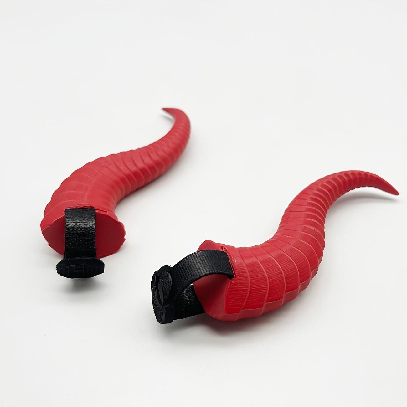 TEMU 2pcs Devil Horns For Headphones, 3d Detachable Headphone Decoration, Halloween Devil Costume Accessories And Live Props, Without Batteries