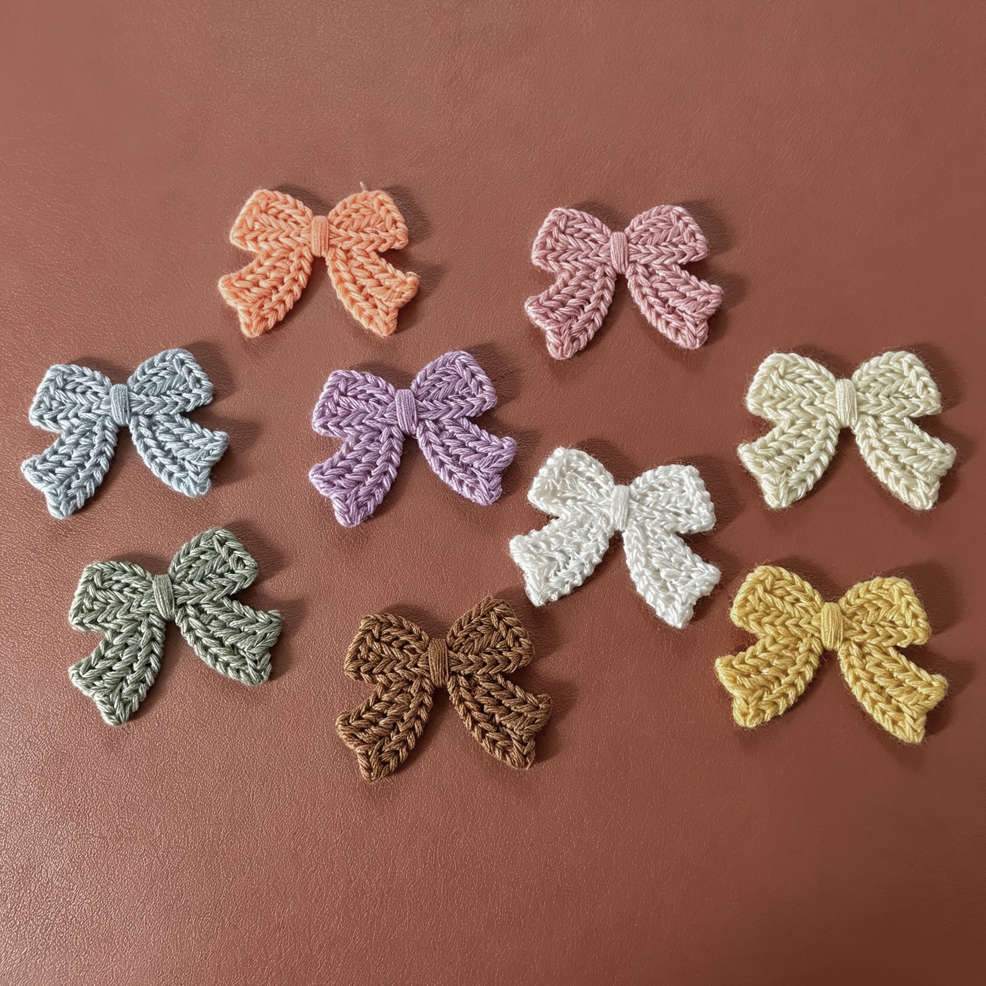 TEMU 20 stuks Dopamine Kleurenmix Strikapplicaties, DIY Knutselbenodigdheden voor Haarspeldjes, Kleding, Tassen en Schoenversieringen