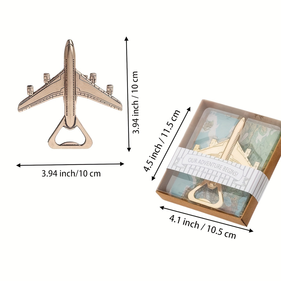 Airplane Bottle Opener Wedding Favors Gift Box Party Favor Temu