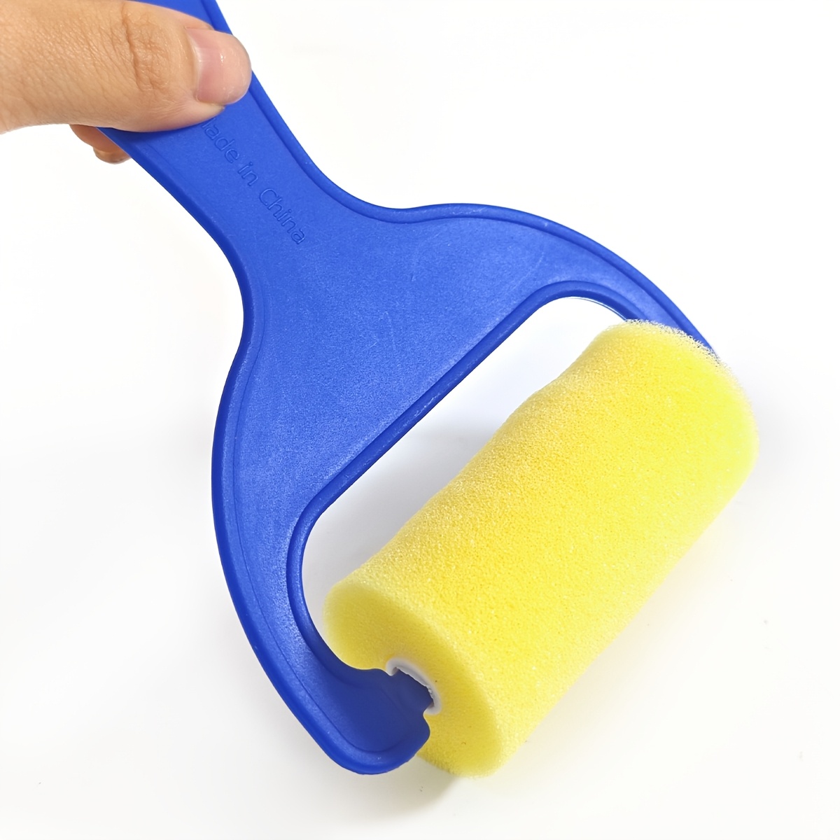 4pcs Washable Paint Brush Set with Foam Roller for Crafts
