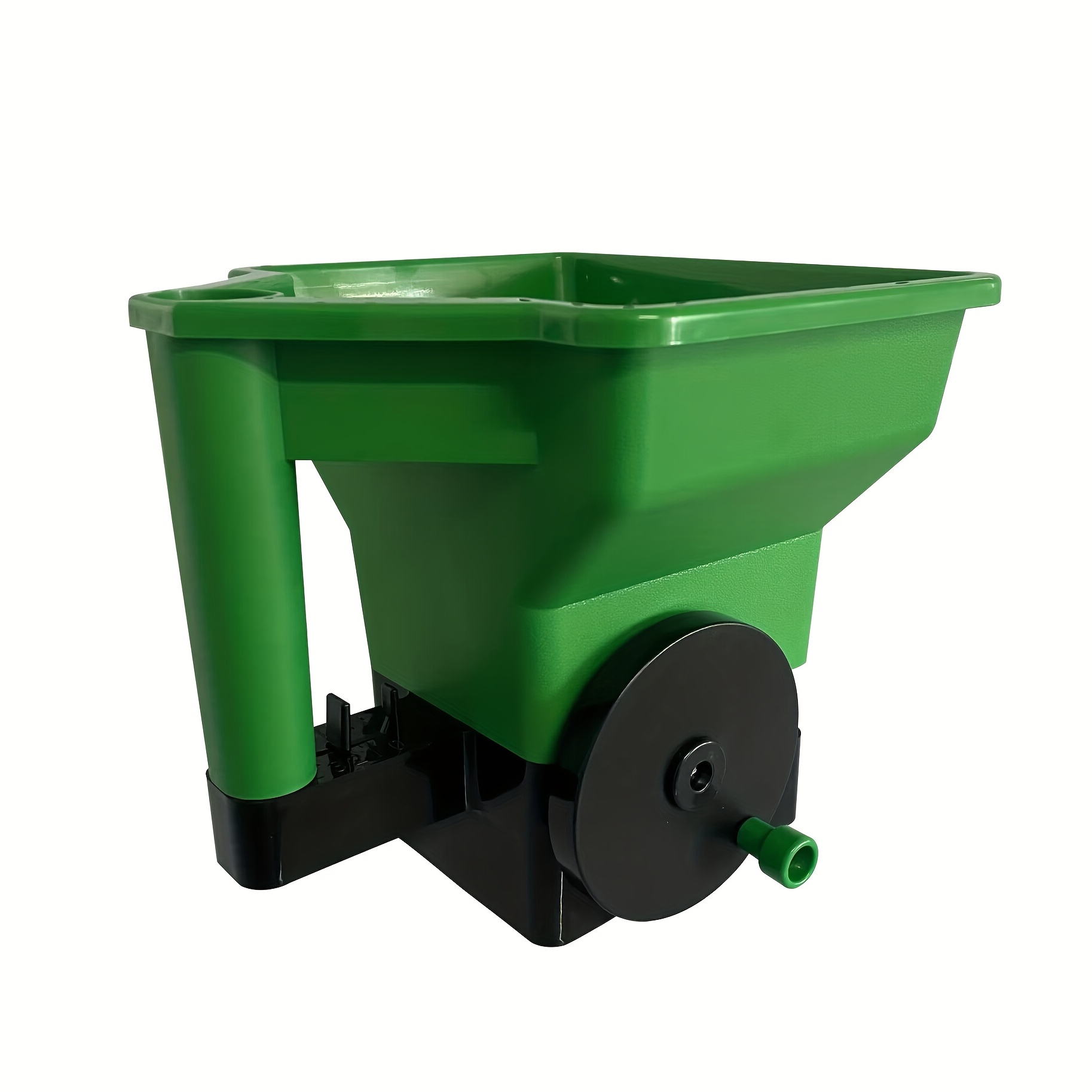 Garden Handheld Seed Spreader, Small Hand-cranked Lawn Seeder And Fertilizer Spreader