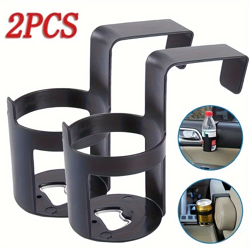 Lot De 2 Porte-Gobelets Voiture – Support Climatiseur Universel Pour Canettes Et Bouteilles, Fixation Solide Noir