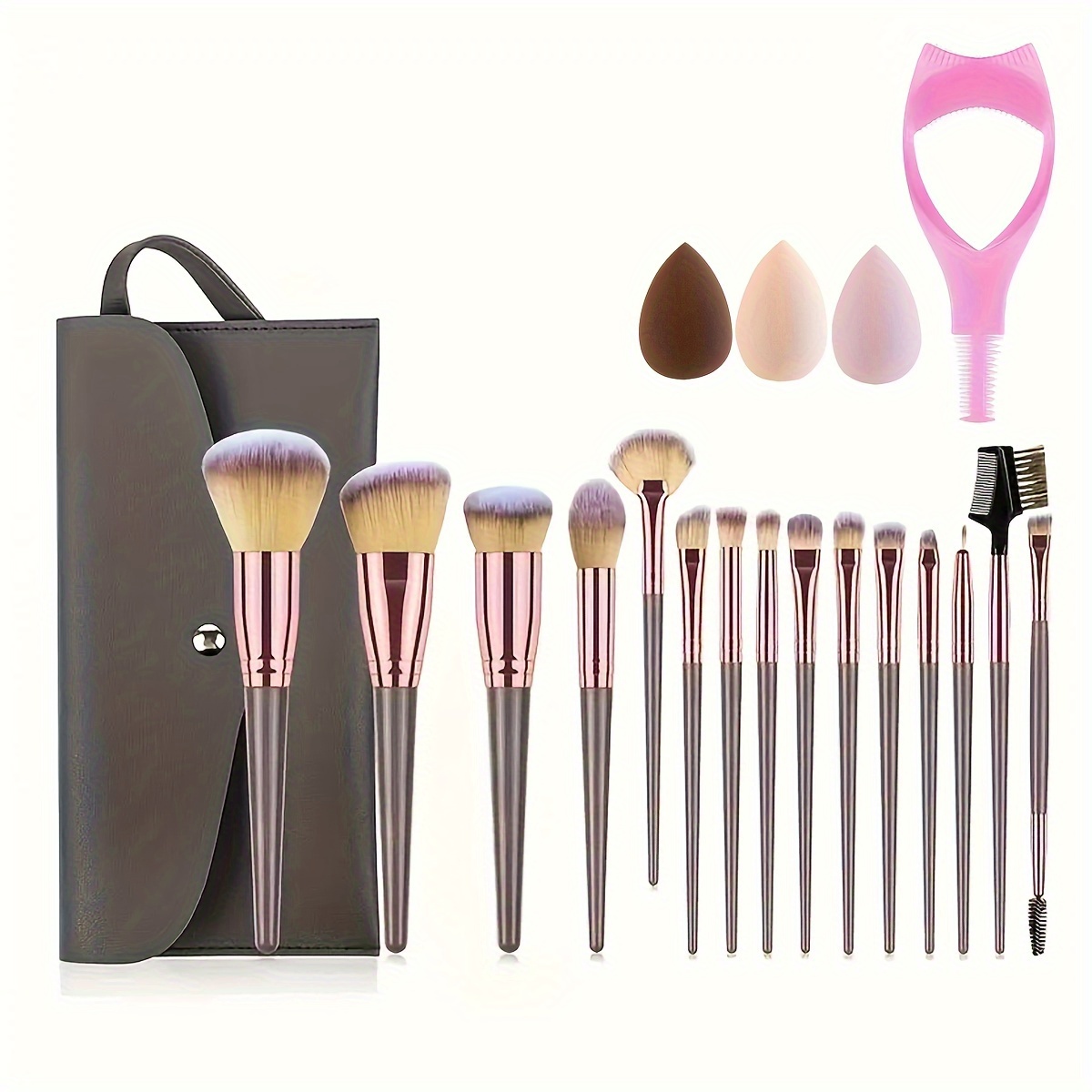 

7/15pcs Professional Makeup Brushes Set Bag Foundation Eyelash Eyebrow Eyeshadow Cosmetic Make Up Tool Makeup Brush Tool Set