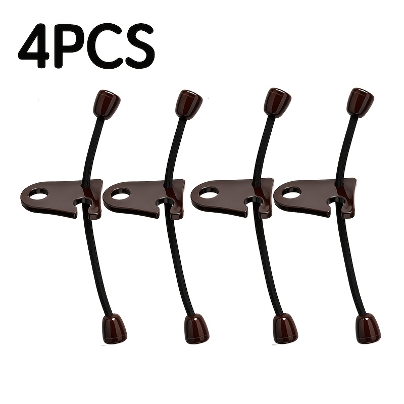 TEMU 2/4 piezas Carrete de Carpín con Topes de Fijación Ajustables para Pesca de Carpas , Soporte de Retención Seguro, Terminal Universal, Accesorios