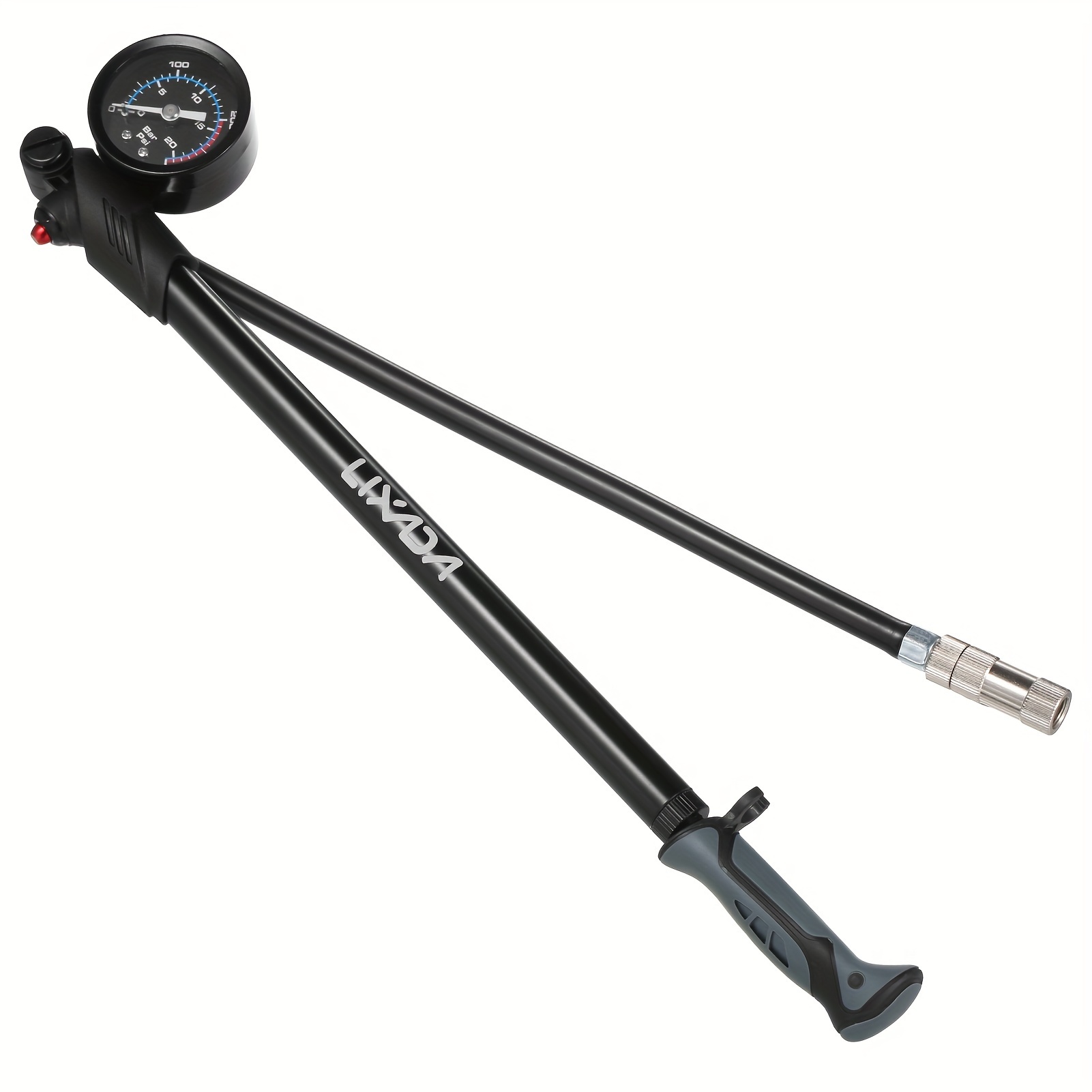 TOSHOO Bike Air Shock Pump With Pressure Gauge 300PSI High Pressure Bike  Tire Inflator Pump For Bicycle Fork And Rear Suspension