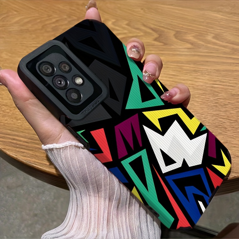 TEMU Artistic Graffiti Phone Case For A01/a03s/a11/a12/a20s/a21s/a30s/a32/a50/a50s/a51/a52/a52s/a53/a71/a73/s10/s20/s20 Fe/s20+s21/s22/s22 Ultra
