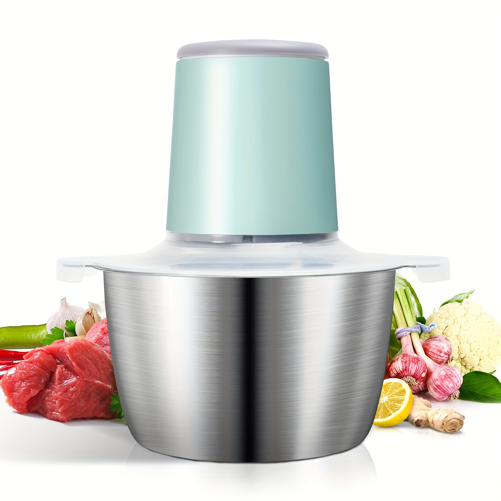 food chopper food processor mini electric 2l 148w stainless steel mincer for kitchen vegetable onion garlic salad baby food   Product details 0