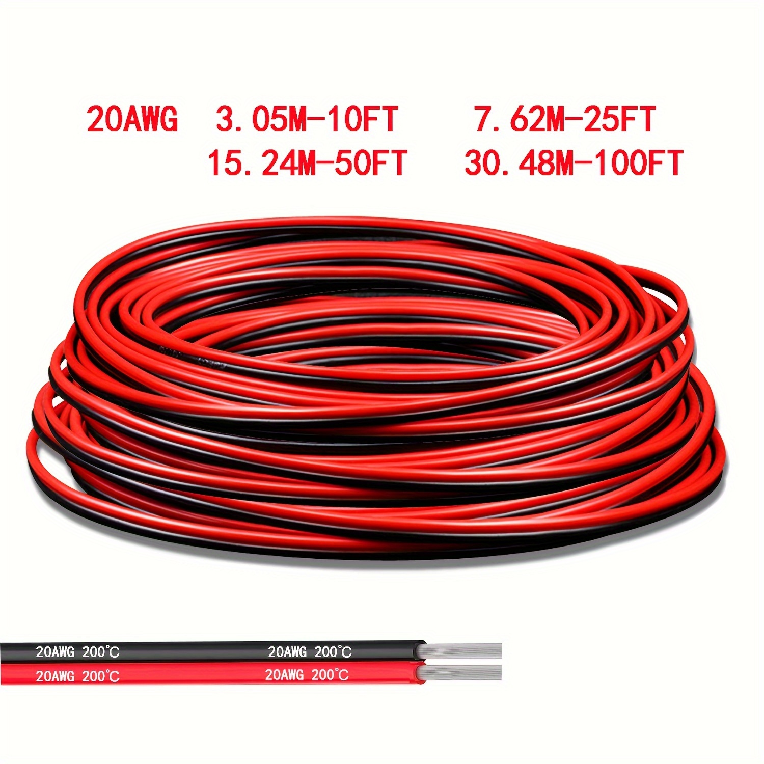 16 AWG Stranded Electrical Wire 16 Gauge Tinned Copper Wires Flexible  Silicone Electric Hook Up Wire Kit OD:2.5mm, 5 Colors 13.1ft/4m Each