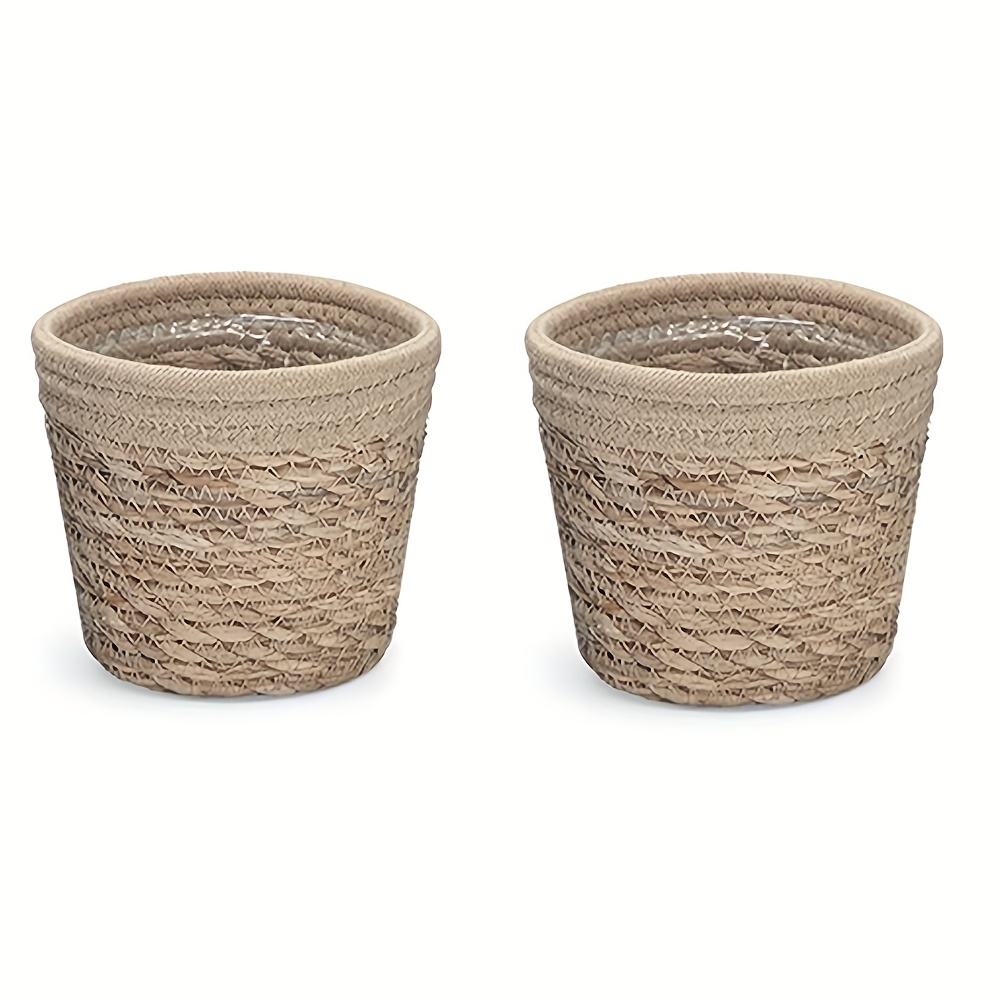 Image of Plant Holders, Decorative Plant Pots With Liners, Potted Nursery Pots, Plant Covers For Indoor Houseplants, Versatile Tabletop Planters Gardening Gift Home Decor
