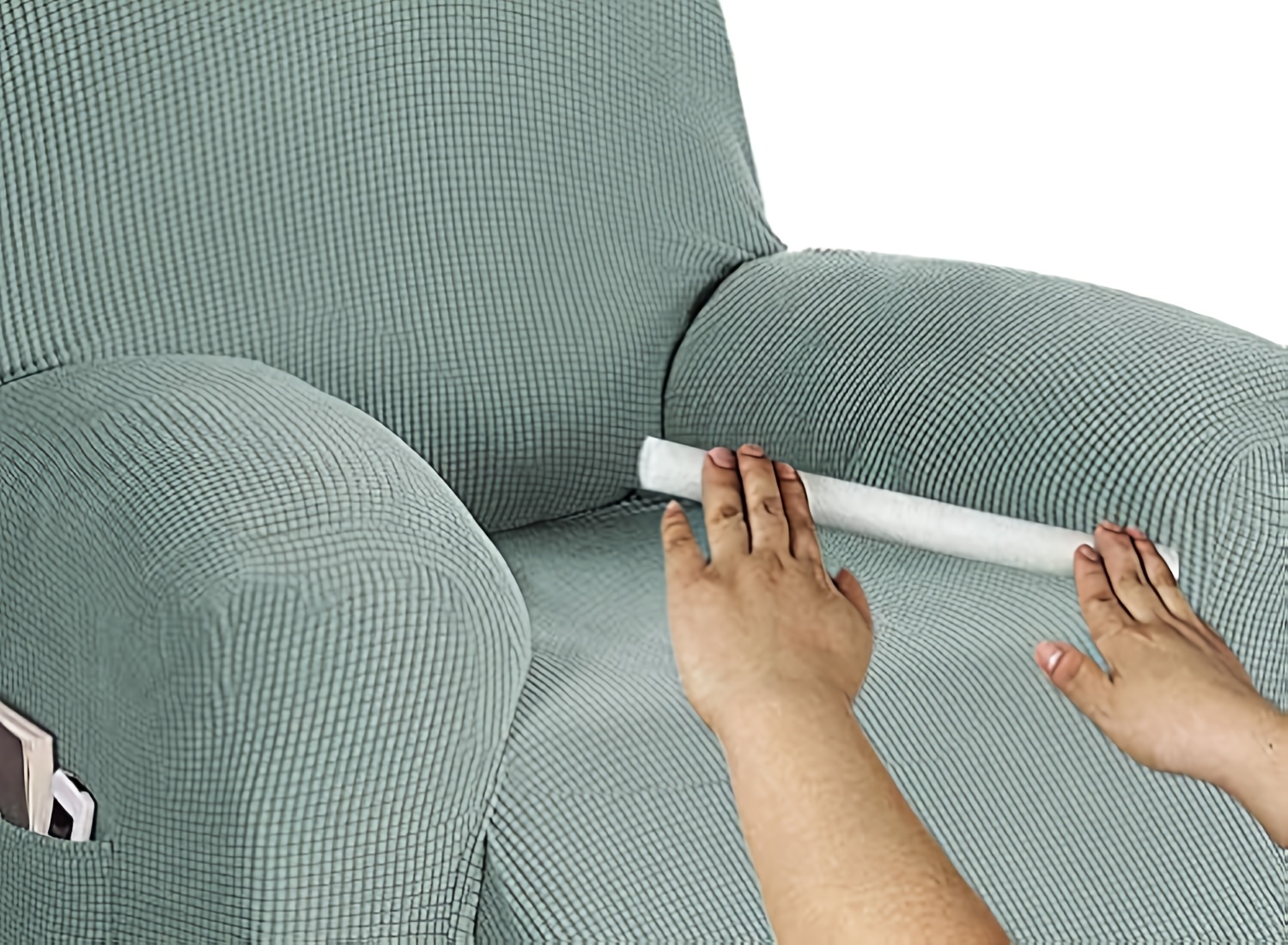 non slip soft sofa cover foam sticks sofa cover fasteners washable filling material ensuring sofa covers stay   in place enhancing   details 7