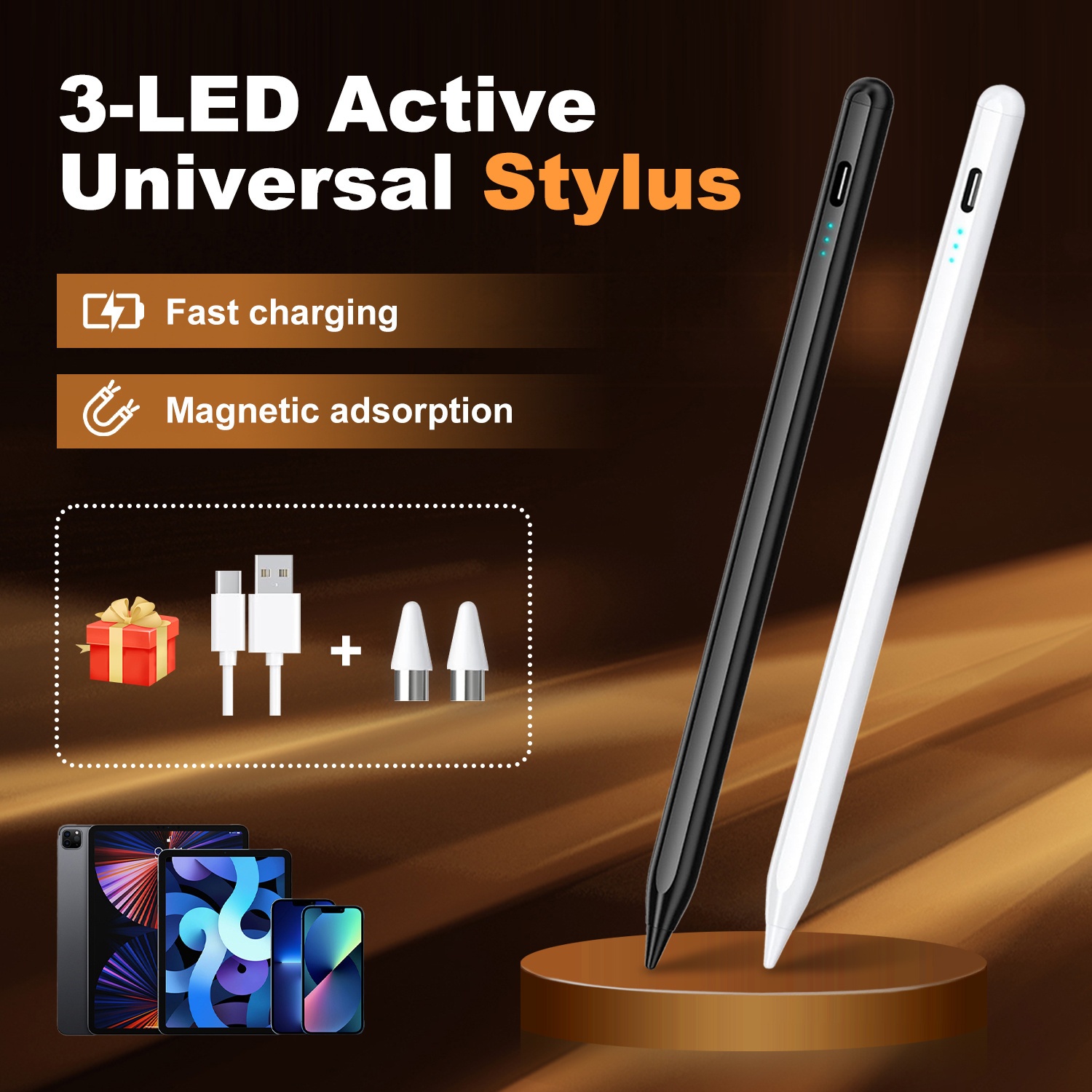 multi compatible touch pen stylus this pen is compatible with multiple popular brand smartphones and tablets   including   for   and for   devices offering convenient multi device   with an aluminum alloy body